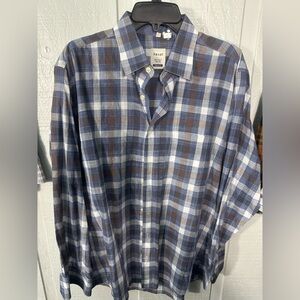 Haupt Shirt Men's MulticolorPlaid  Long Sleeve  Size Large EUC